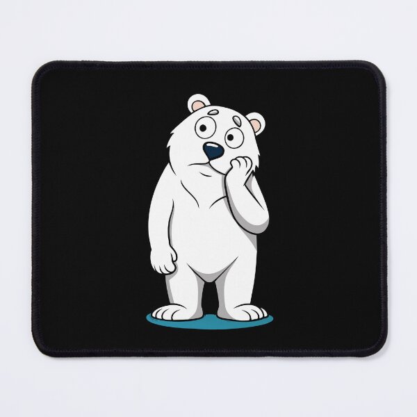 Item preview, Perplexed Polar Bear: Curious Cartoon Bear Scratching Its Head designed and sold by iwcus.