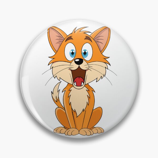 Item preview, Frightened Cat with Raised Fur Cartoon Artwork designed and sold by iwcus.