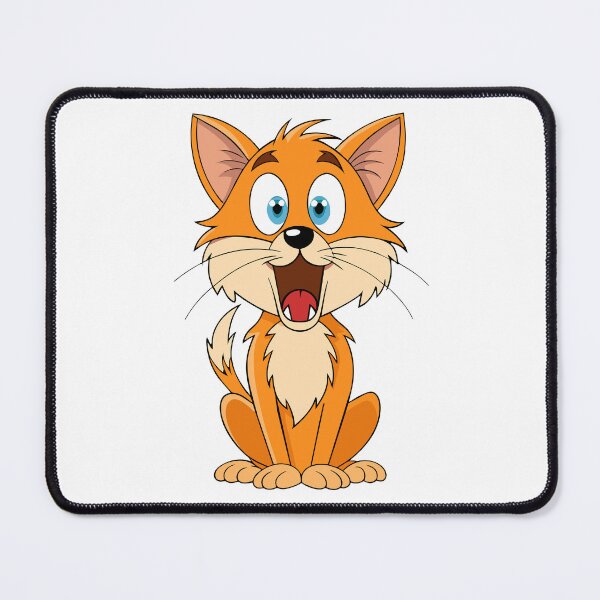 Item preview, Frightened Cat with Raised Fur Cartoon Artwork designed and sold by iwcus.