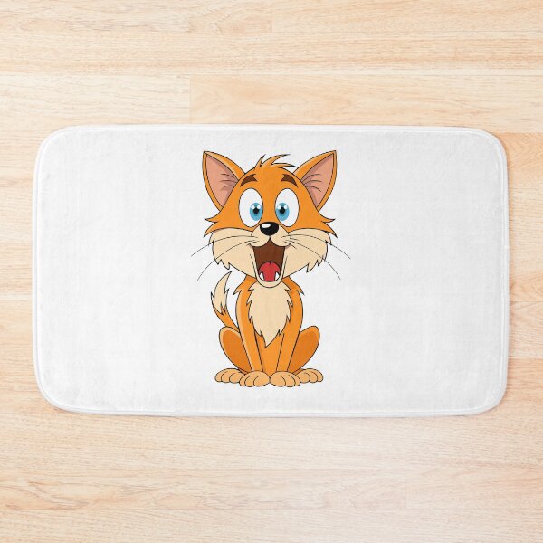 Item preview, Frightened Cat with Raised Fur Cartoon Artwork designed and sold by iwcus.