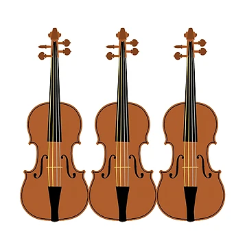 Artwork thumbnail, Three Violins by Ravvick