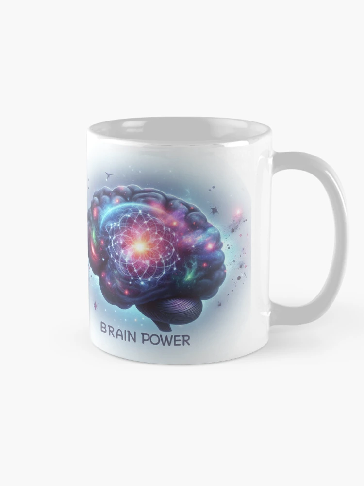 Thumbnail 3 of 6, Coffee Mug, Brain Power designed and sold by Monem-RASH.