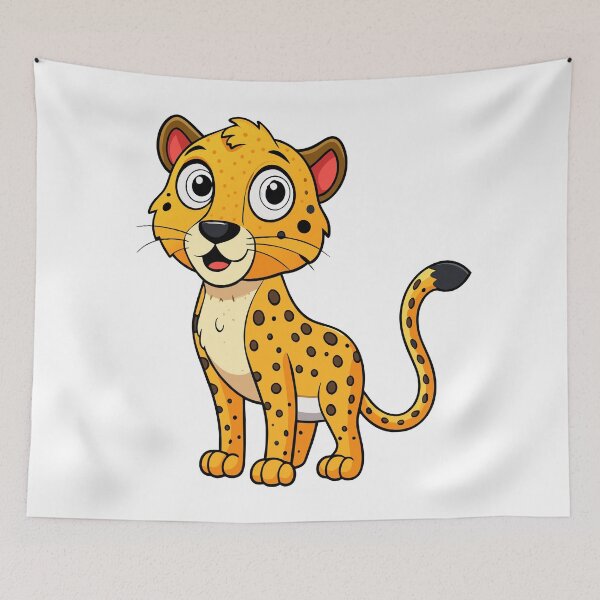 Item preview, Frightened Cheetah with Raised Spots designed and sold by iwcus.
