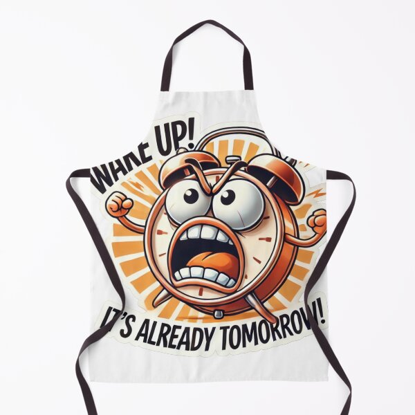 Item preview, Alarm clock wakeup it's already tomorrow sticker designed and sold by edisonnn.
