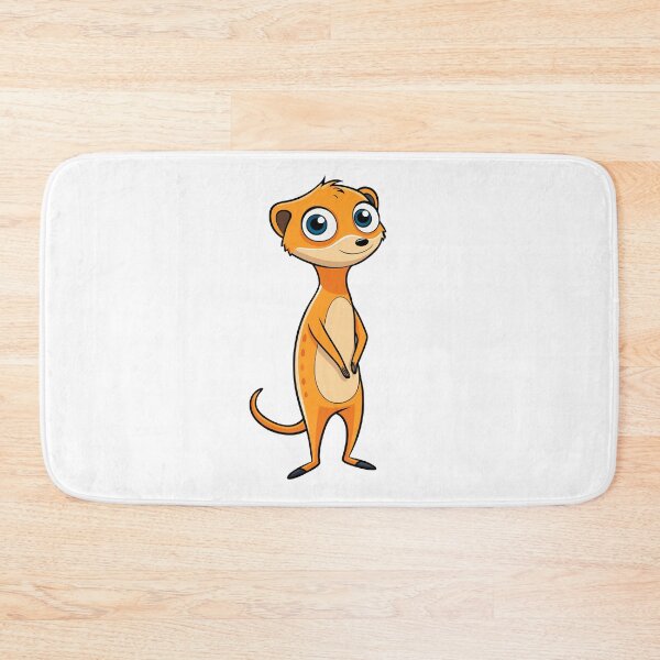 Item preview, Startled Meerkat Cartoon Illustration - Standalone Surprised Meerkat Art designed and sold by iwcus.