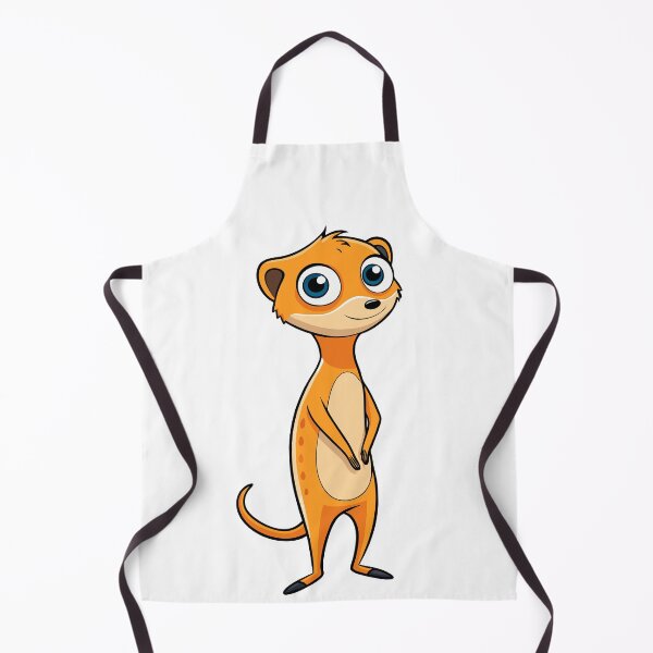 Item preview, Startled Meerkat Cartoon Illustration - Standalone Surprised Meerkat Art designed and sold by iwcus.