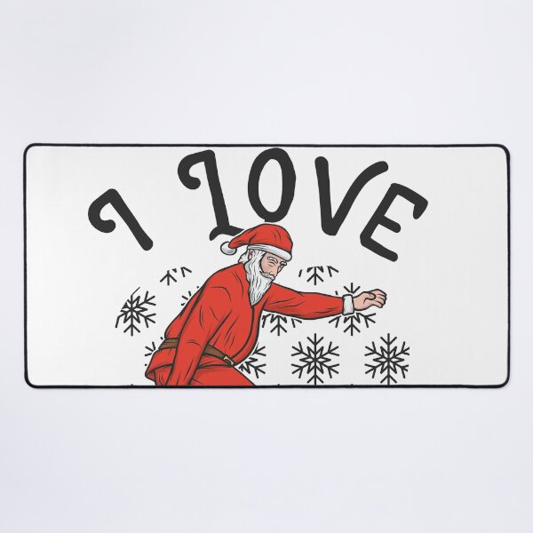Item preview, Santa Skateboarding with Christmas Spirit Design designed and sold by Design Etstore.