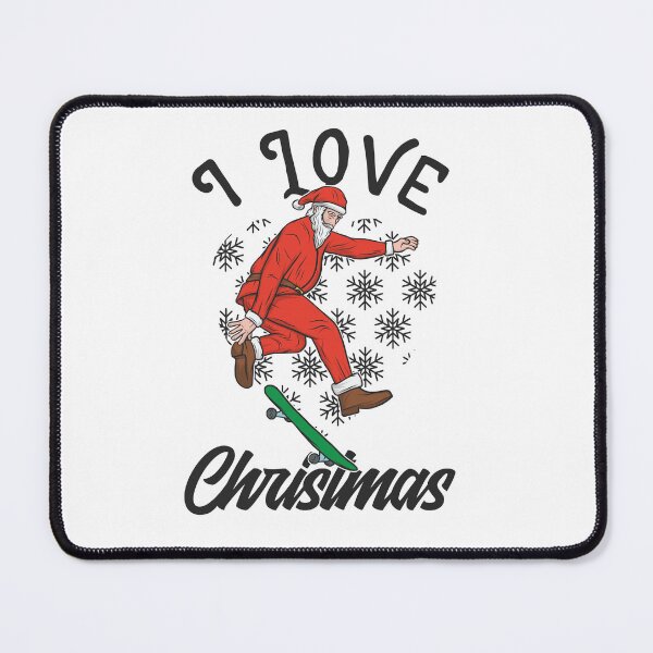 Item preview, Santa Skateboarding with Christmas Spirit Design designed and sold by Design Etstore.