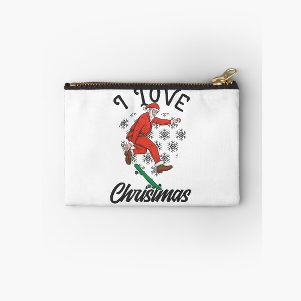 Item preview, Santa Skateboarding with Christmas Spirit Design designed and sold by Design Etstore.