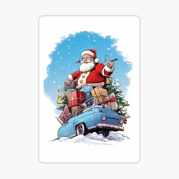 Item preview, Christmas Magic Captured in Vibrant Illustrations designed and sold by Piotrek0001.