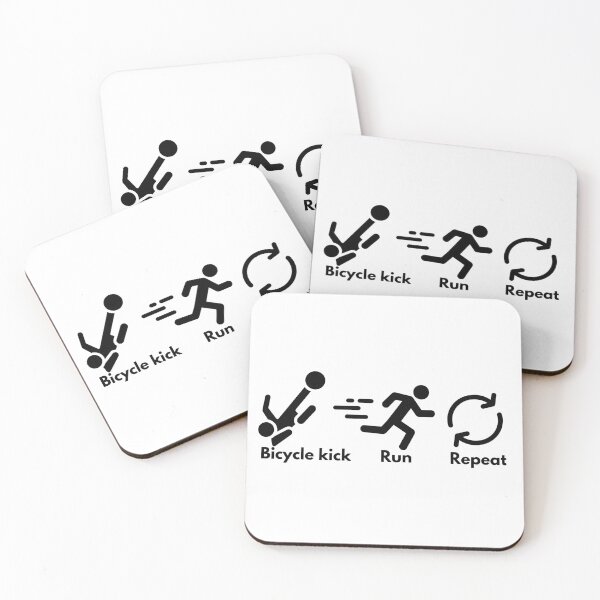 Item preview, Bicycle Kick, Run, Repeat designed and sold by VasInd.