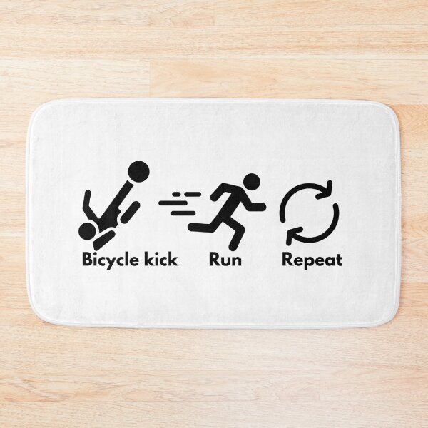 Item preview, Bicycle Kick, Run, Repeat designed and sold by VasInd.