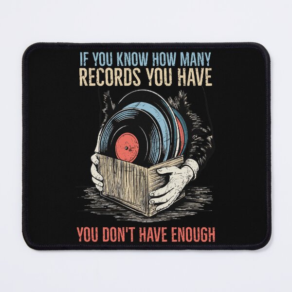 Item preview, Funny slogan for vinyl records collectors. Vintage and retro apparel for analog music lover designed and sold by Boogeyman Bill.
