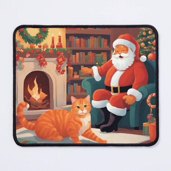 Item preview, Jolly Claus & Whiskers: Holiday Cheer designed and sold by nyftys-bk.