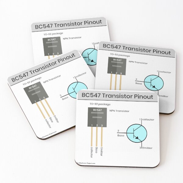 Aperçu de l'œuvre Brochage du transistor BC547 créée et vendue par Akash Sprx77.