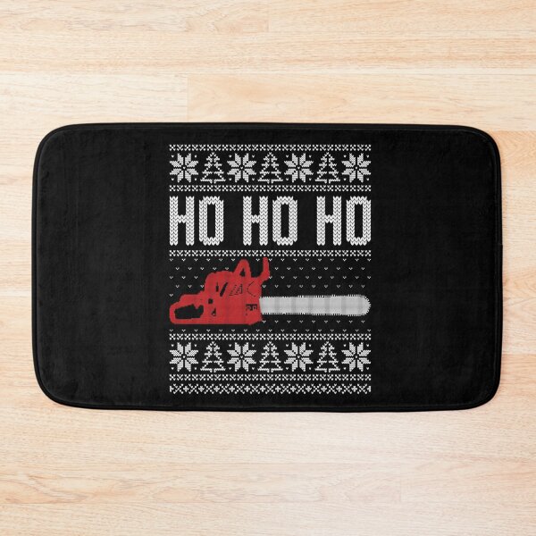 Item preview, Chainsaw christmas ho ho ho, funny lumberjack, logger xmas designed and sold by savecloth.