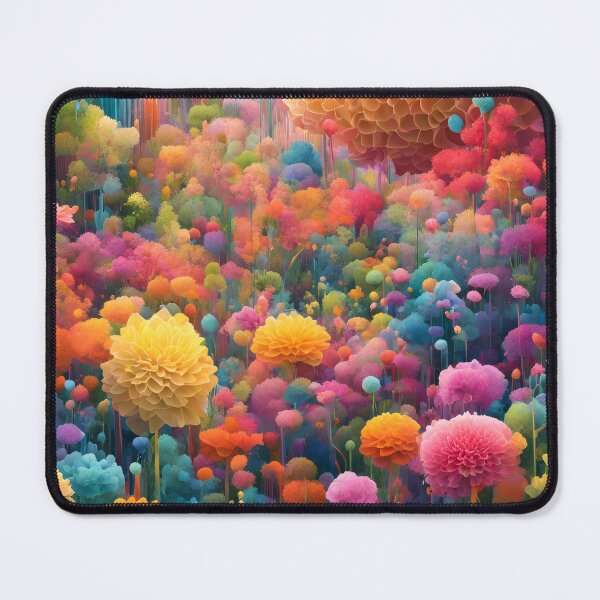 Item preview, Beautiful Colorful Flowers Created by Deep Learning Imaginations designed and sold by Jasava Shop.