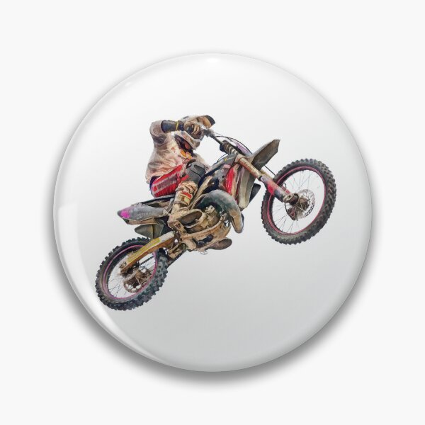 Item preview, Dirt bike rider makes a jump designed and sold by Ermes.S.