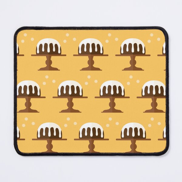 Item preview, Sticky toffee cakes on yellow designed and sold by reneesillus.