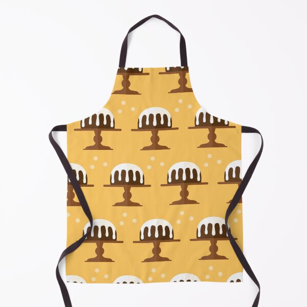 Item preview, Sticky toffee cakes on yellow designed and sold by reneesillus.