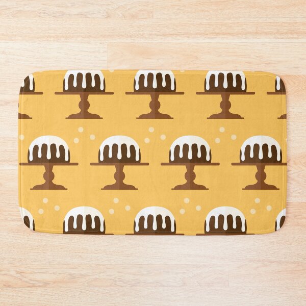 Item preview, Sticky toffee cakes on yellow designed and sold by reneesillus.