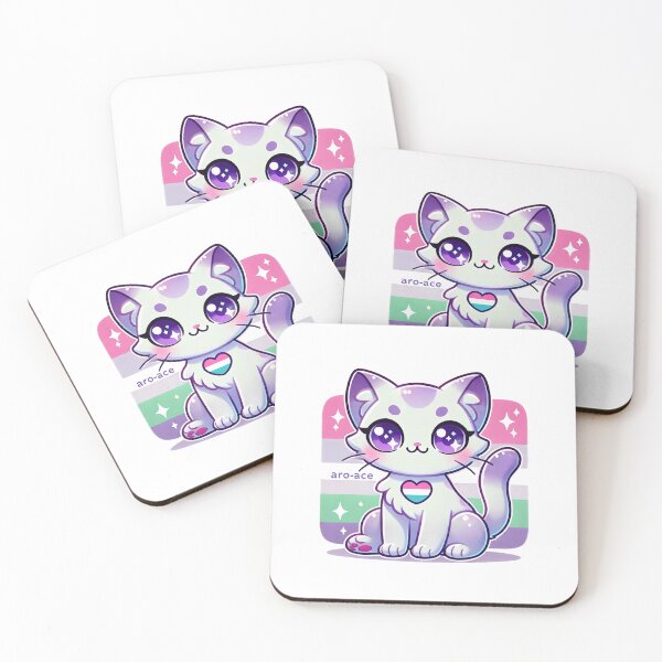 Item preview, Aroace Cat Cute Cat  designed and sold by ToxiCool.