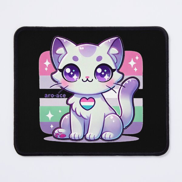 Item preview, Aroace Cat Cute Cat  designed and sold by ToxiCool.