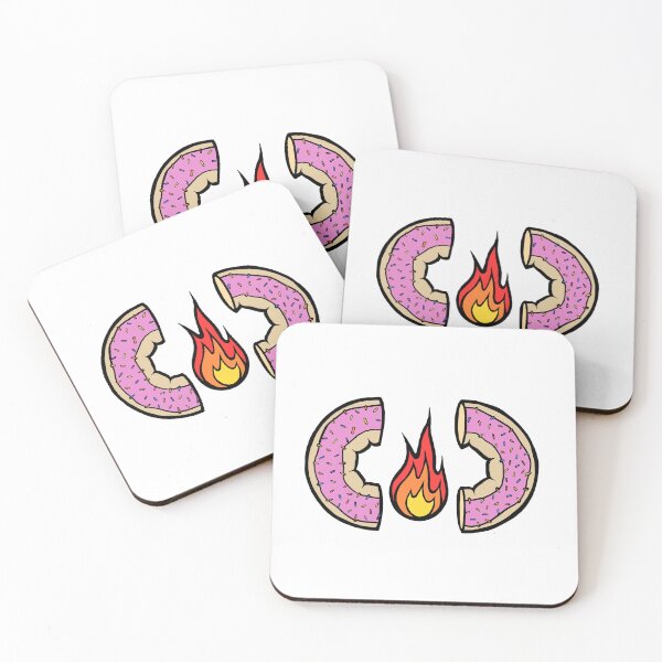 Item preview, Fire Donut designed and sold by Unic0rnHead.