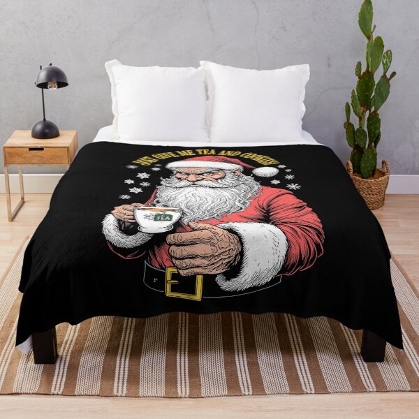 Item preview, Tea Lovers Funny Santa Just Give Me Tea Cookies Christmas designed and sold by GrandeDuc.