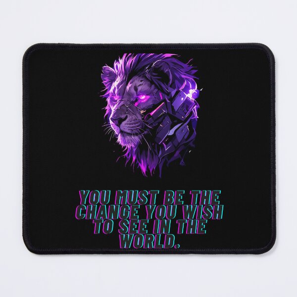 Item preview, You must be the change you wish to see in the world quote designed and sold by SMARTKIT DESIGNAGENCY.