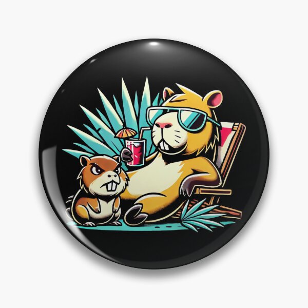 Item preview, Capybara & Dassie Hyrax designed and sold by Me-Meme.