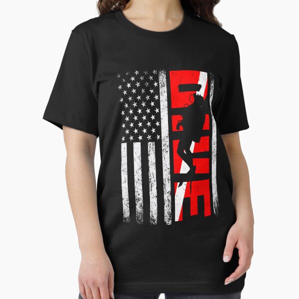Artikel-Vorschau von Tauchen Sie ein, amerikanische Flagge, designt und verkauft von TheDiveShirt.