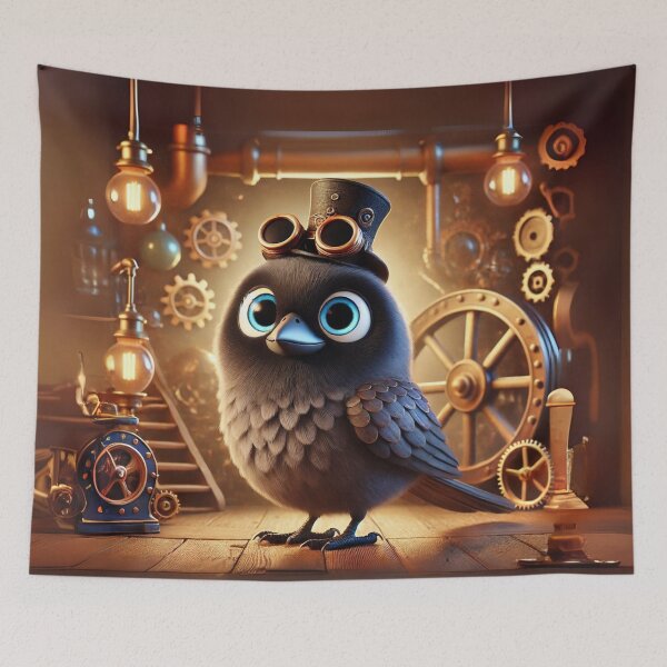 Item preview, Steampunk Jackdaw designed and sold by Sillytoe.