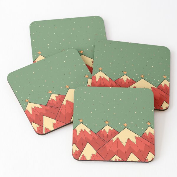 Item preview, Festive star mountains  designed and sold by Swadeillustrations.