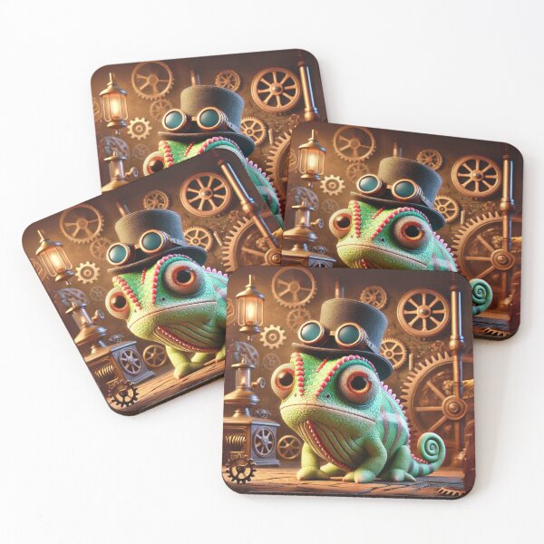 Item preview, Steampunk Jackson’s Chameleon designed and sold by Sillytoe.