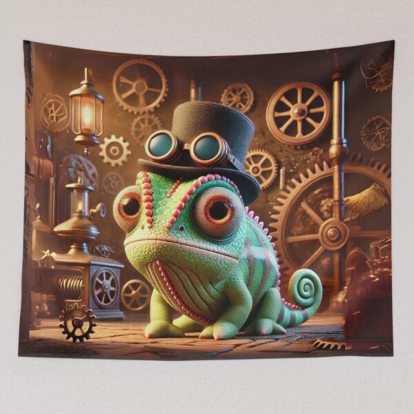 Item preview, Steampunk Jackson’s Chameleon designed and sold by Sillytoe.