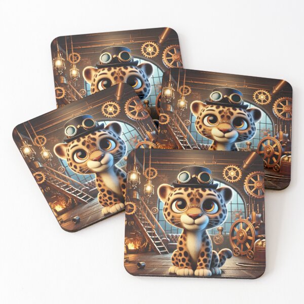 Item preview, Steampunk Jaguar designed and sold by Sillytoe.