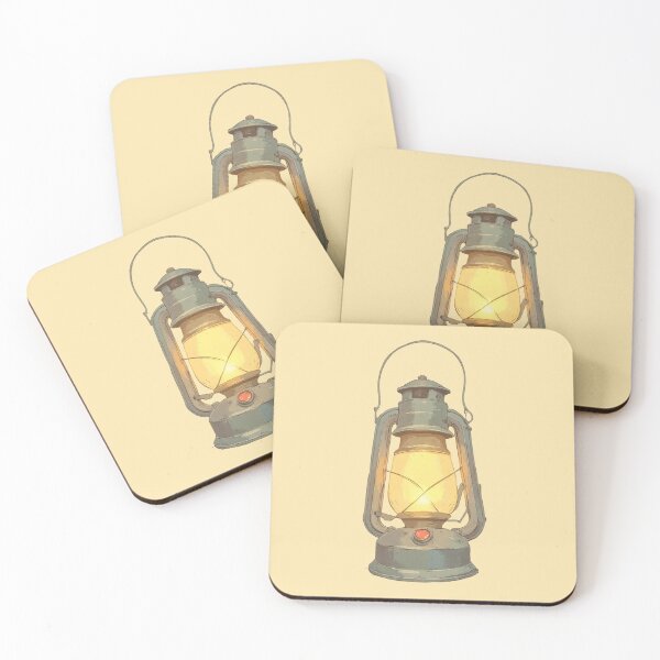 Item preview, Glowing Campfire Lantern  Comic Style Illustration designed and sold by MadeByHaresShop.