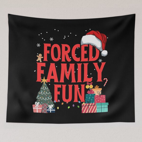Item preview, Forced Family Fun Funny Christmas designed and sold by thebest-2studio.