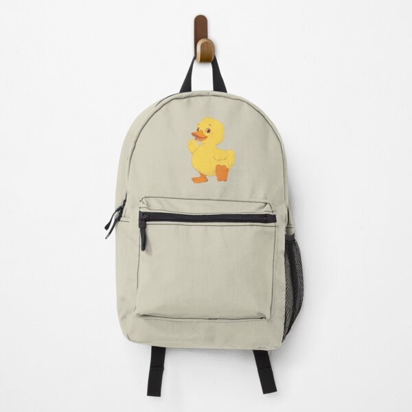 Item preview, Cheerful Duck in Pastels Ligne Claire Comic Style Illustration designed and sold by MadeByHaresShop.