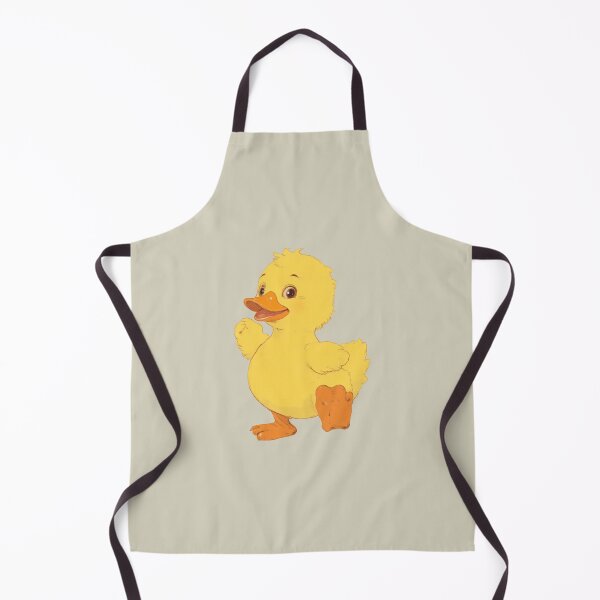 Item preview, Cheerful Duck in Pastels Ligne Claire Comic Style Illustration designed and sold by MadeByHaresShop.