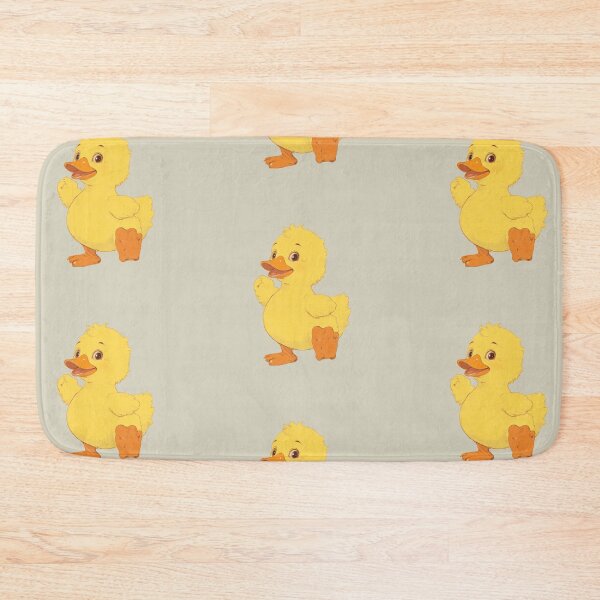 Item preview, Cheerful Duck in Pastels Ligne Claire Comic Style Illustration designed and sold by MadeByHaresShop.