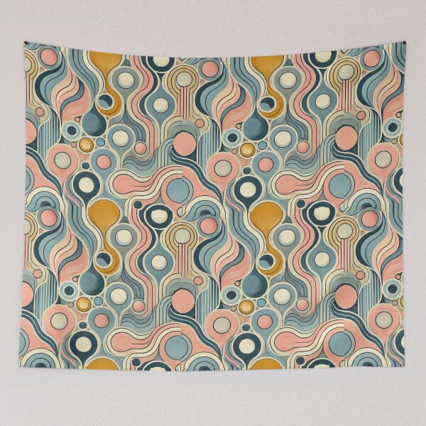 Item preview, Retro Flow: Mid-Century Abstract Pattern designed and sold by han61578.