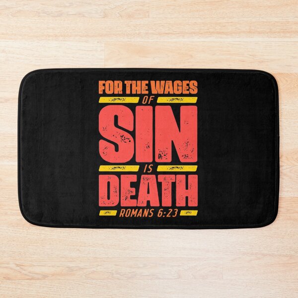 Item preview, Romans 6:23 For The Wages Of Sin Is Death designed and sold by plushism.