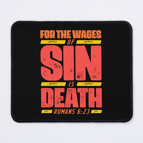 Item preview, Romans 6:23 For The Wages Of Sin Is Death designed and sold by plushism.