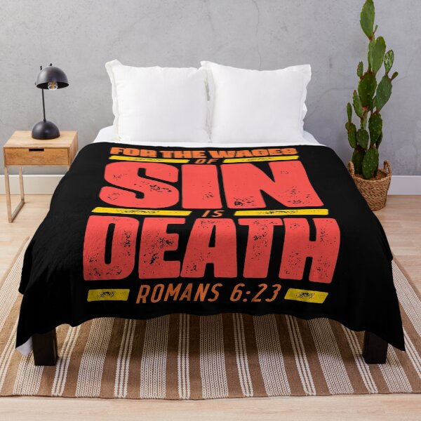Item preview, Romans 6:23 For The Wages Of Sin Is Death designed and sold by plushism.