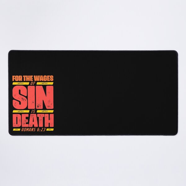 Item preview, Romans 6:23 For The Wages Of Sin Is Death designed and sold by plushism.