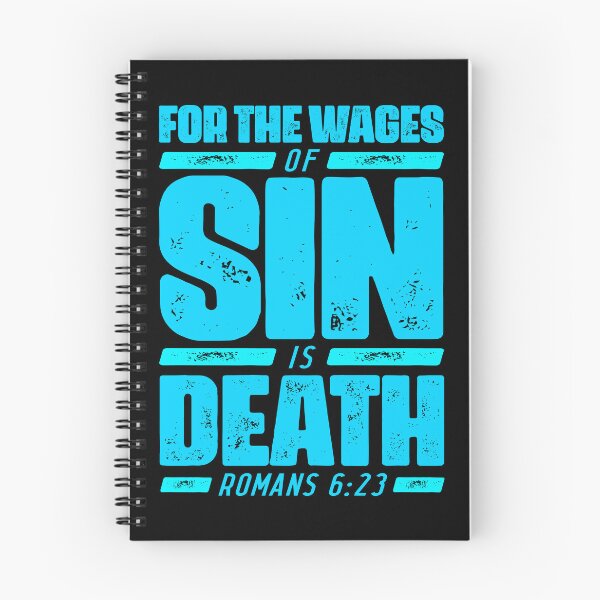 Item preview, Romans 6:23 For The Wages Of Sin Is Death designed and sold by plushism.