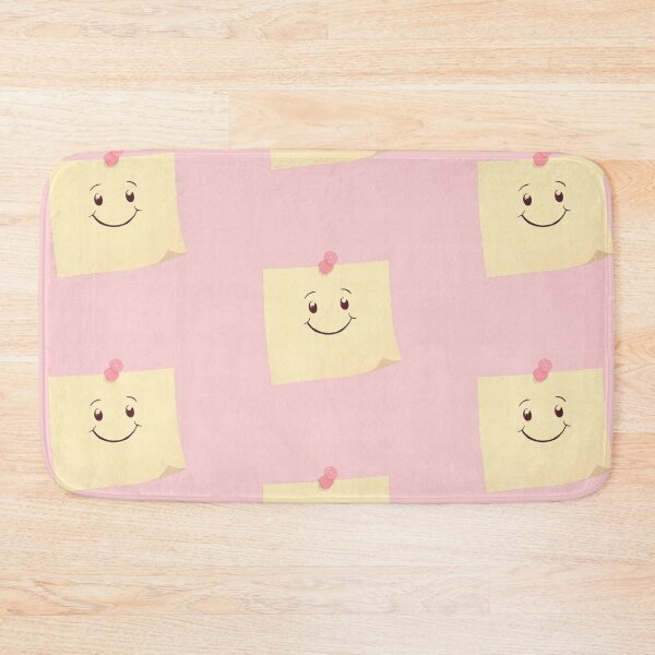 Item preview, Smiley Note in Pastel Pink A  Comic designed and sold by MadeByHaresShop.
