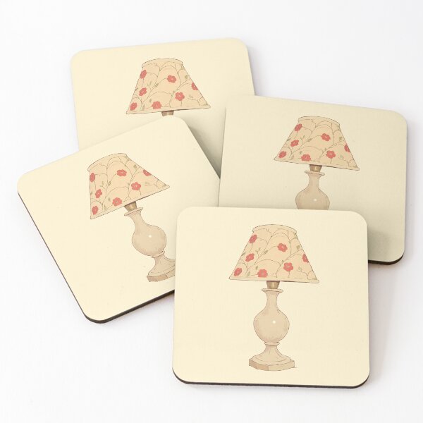 Item preview, Cheerful Table Lamp in Pastel Patchwork designed and sold by MadeByHaresShop.